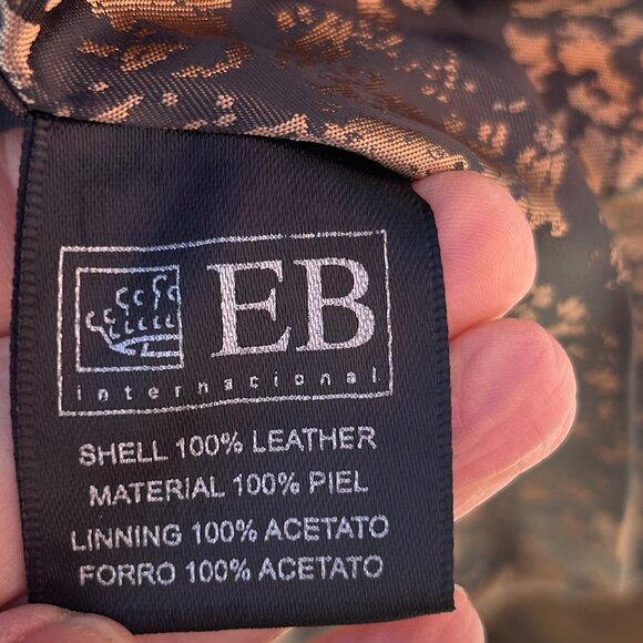 HOSS COUTURE Upscale Genuine Leather Jacket w/ Beaver Fur Collar + Cuffs, S/M - Picture 15 of 16